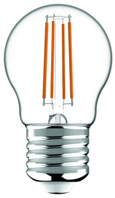 Avide Λάμπα LED Filament Mini Σφαιρική 4.5W E27 WW 2700K